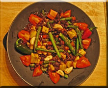 Black Bean and Asparagus